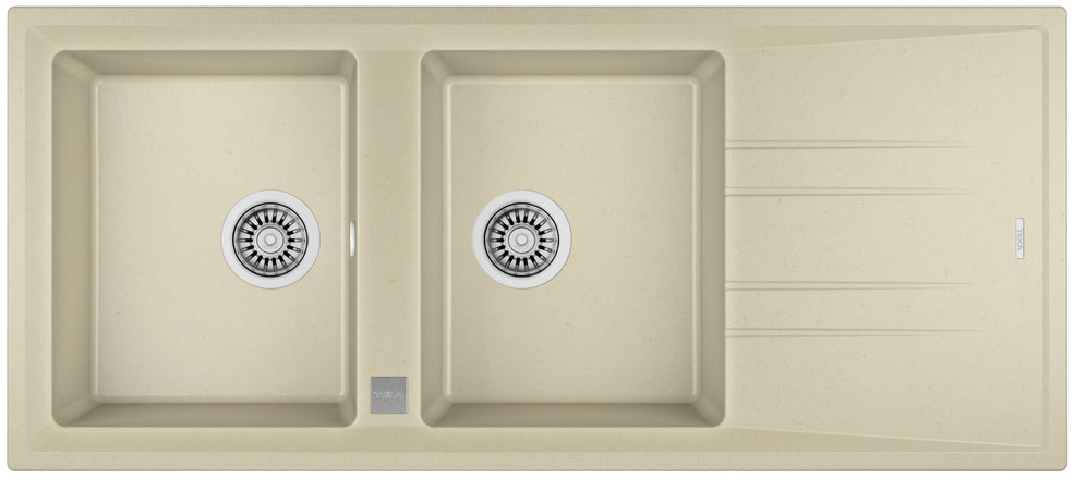 Lavaplatos Granito Stone 80 2C1E TG Topacio Beige Teka