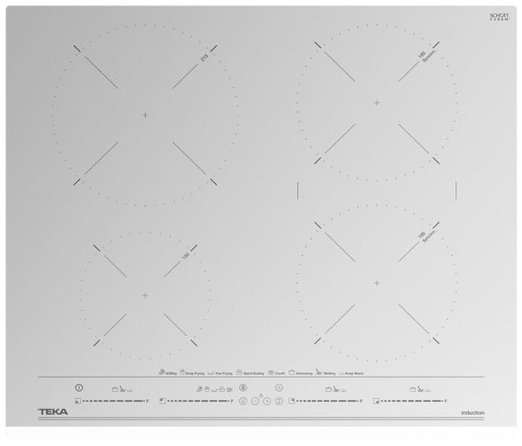 Encimera De Inducción 4 Quemadores IZC 64630 WH MST Blanco Teka