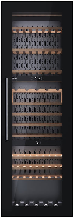 Cava de Vinos 93 Botellas Sommelier RVI 30097 GBK Negro Teka
