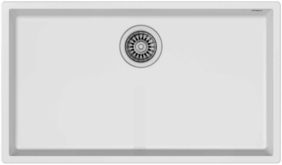 Lavaplatos SQUARE 72.40 TG Granito Blanco Artico Teka