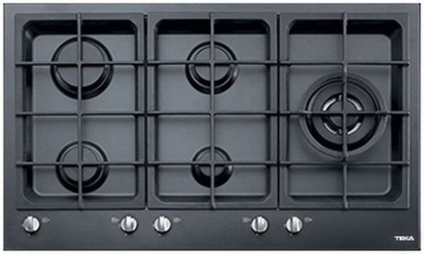 Encimera Gas 5 Quemadores EW-90 5G AI AL TR CI Negro Teka
