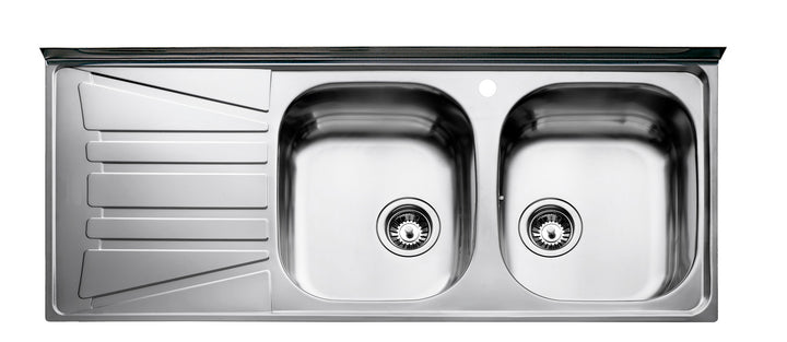 Lavaplatos Teka Basico 120x50 2C 1E escurridor izquierdo vista de producto