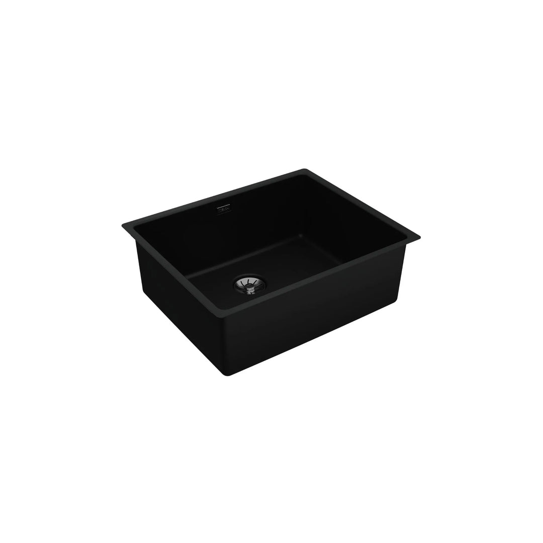 Lavaplatos TOPLINE RS15 50.40 FBK Acero Negro - Encastre o Sobrepuesto