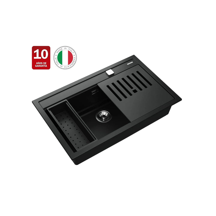 Lavaplatos Nova 80 1C Empotrado - Black Tegranite+