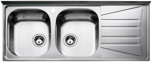 Lavaplatos Basico 120 x 50 2C 1E DER Teka