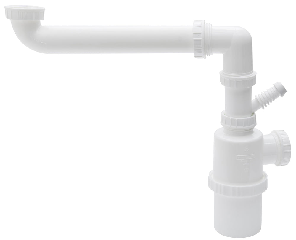 Conjunto sifón Teka para lavaplatos de 1 cubeta vista de producto