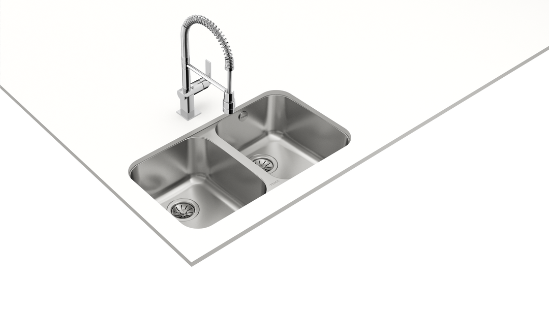 Lavaplatos bajo encimera Teka BE 2C 780 en ambiente de cocina