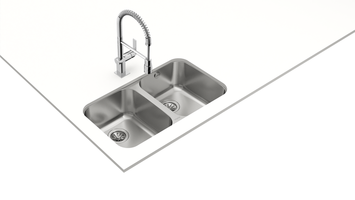 Lavaplatos bajo encimera Teka BE 2C 780 en ambiente de cocina
