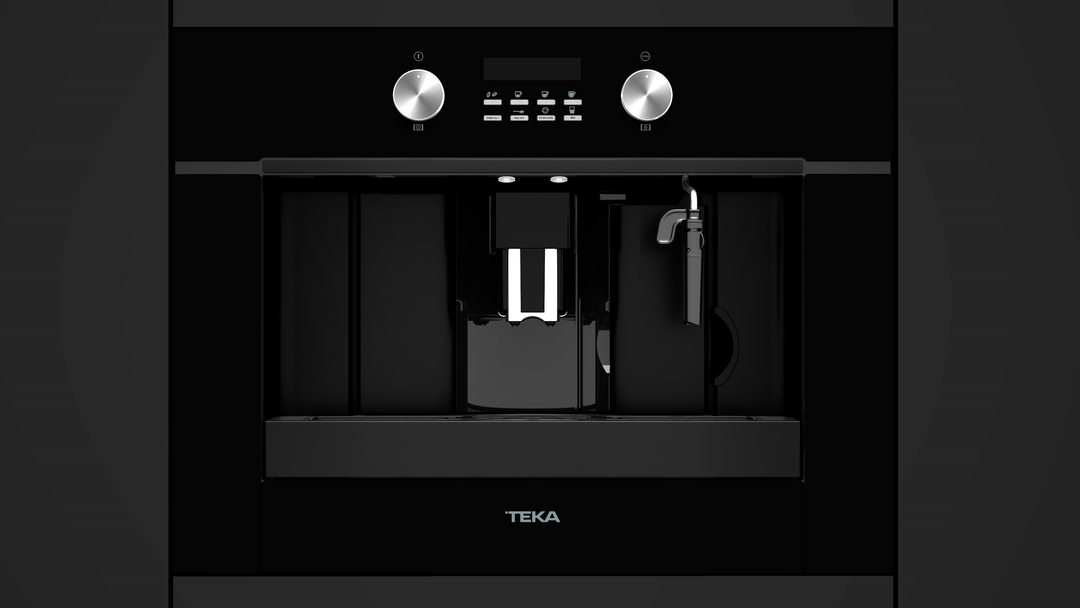 Cafetera empotrable Teka CLC 855 GM en ambiente de cocina