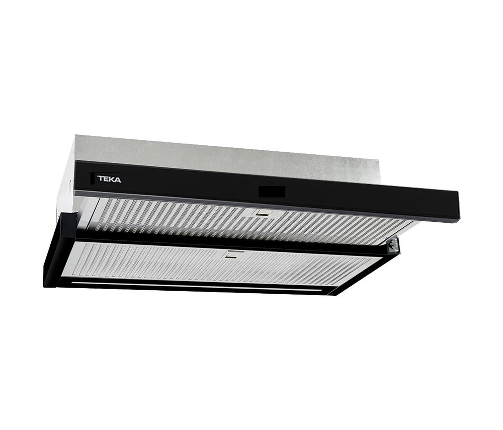 Campana extensible Teka CNL 6415 PLUS negra vista frontal
