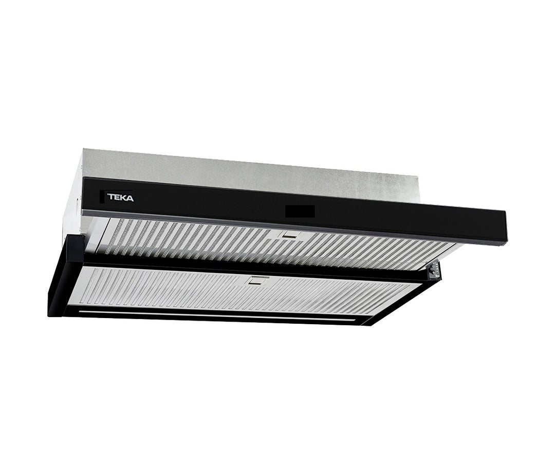 Campana extensible Teka CNL 6415 PLUS negra vista frontal