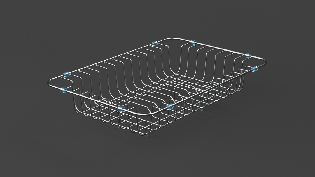 Cesta para platos Teka inox 33x49x13 en ambiente de cocina