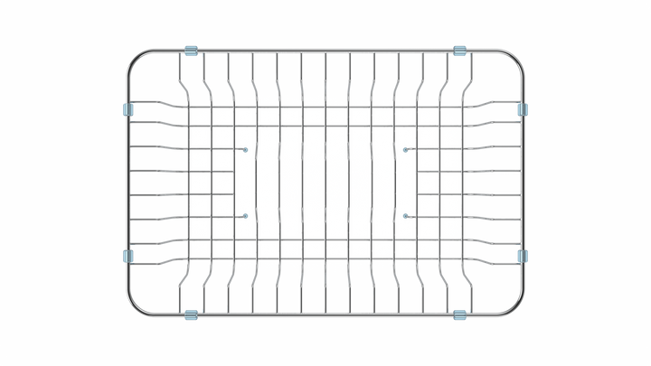 Cesta para platos Teka inox 33x49x13 otra vista del producto