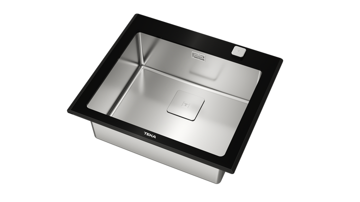 Lavaplatos Teka Diamond RS15 1B negro vista lateral