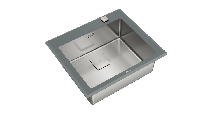 Lavaplatos Teka Diamond RS15 1B Stone Grey vista superior