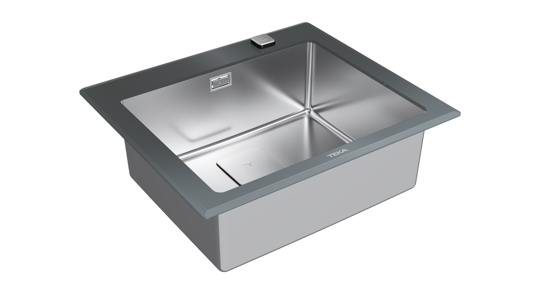 Lavaplatos Teka Diamond RS15 1B Stone Grey detalle del producto