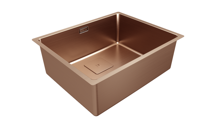 Lavaplatos Teka FlexLinea RS15 50.40 cobre vista en perspectiva