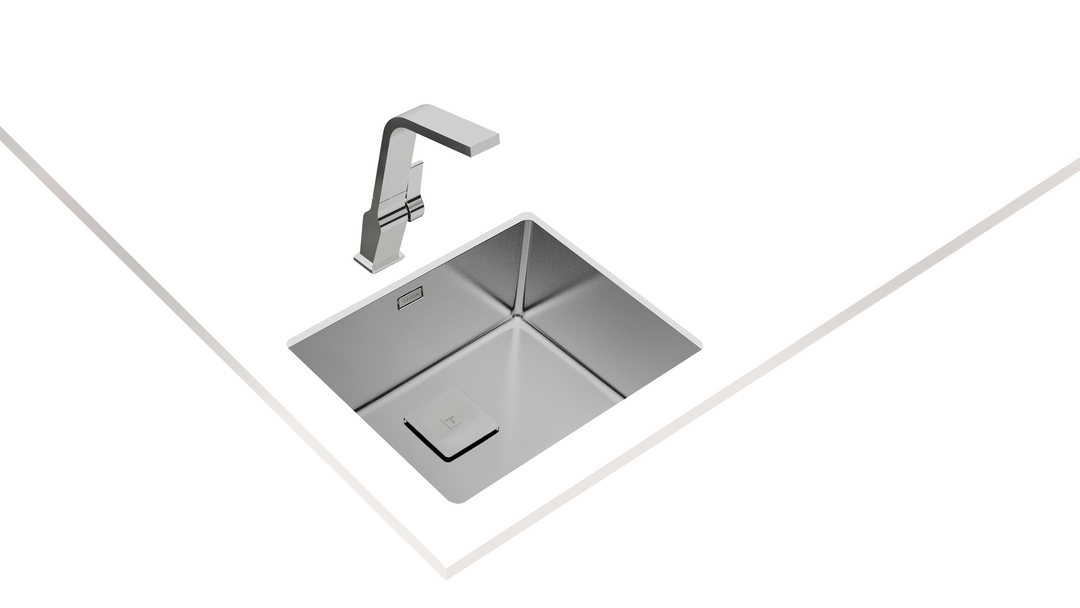 Lavaplatos Teka FlexLinea RS15 50.40 acero inoxidable con montaje bajo encimera