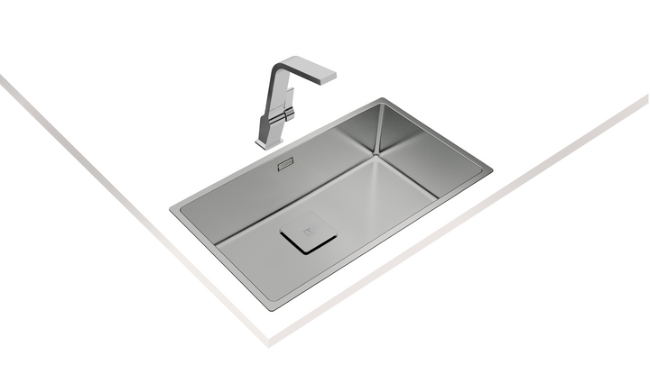 Lavaplatos Teka FlexLinea RS15 71.40 acero inoxidable con montaje sobre encimera