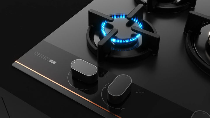 Encimera Cristal Gas GBC 75 Infinity G1 Teka