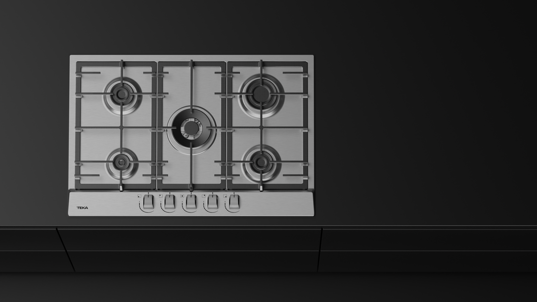 Encimera a gas Teka GSC 75330 SB en ambiente de cocina
