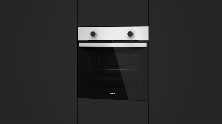 Horno a gas Teka HBB 724 G instalado en una cocina