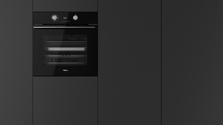 Horno de vapor Teka SteamGourmet HLB 8550 SC instalado en ambiente de cocina
