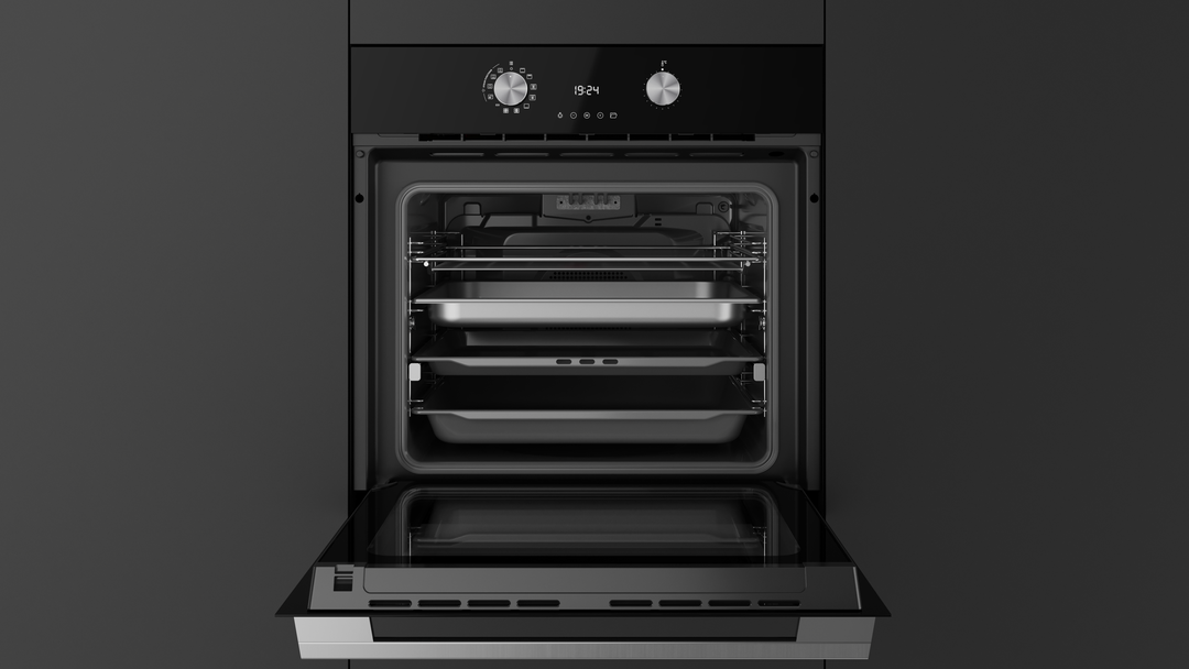 Horno de vapor Teka SteamGourmet HLB 8550 SC en ambiente de cocina