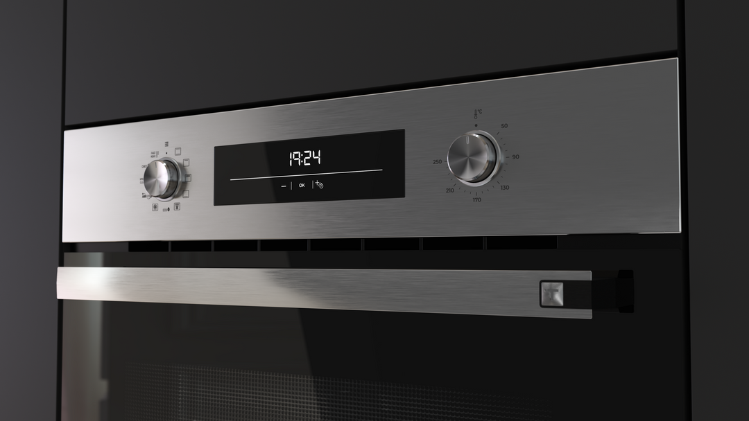 Horno eléctrico Teka HSB 6466 AirFry detalle en acero inoxidable