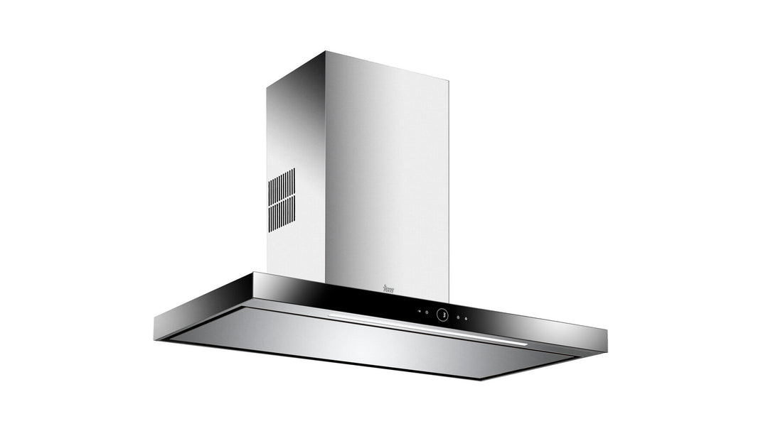 Campana decorativa Teka DPL 986 T render en cristal negro
