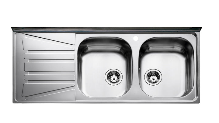 Lavaplatos Teka Basico 120x50 2C 1E en acero inoxidable