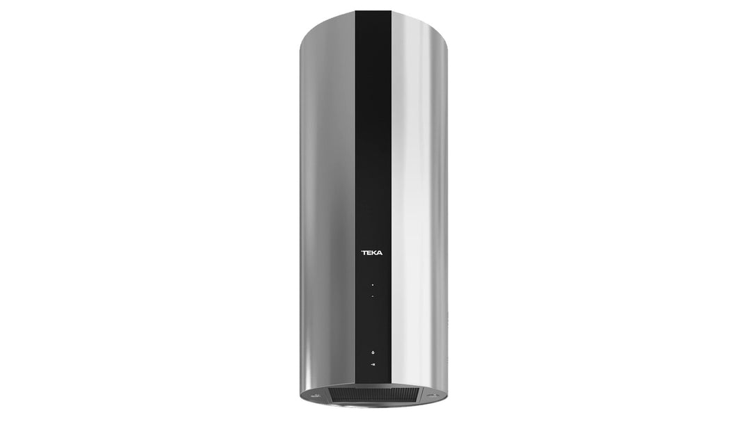 Campana de isla Teka CC 485 render en acabado inox