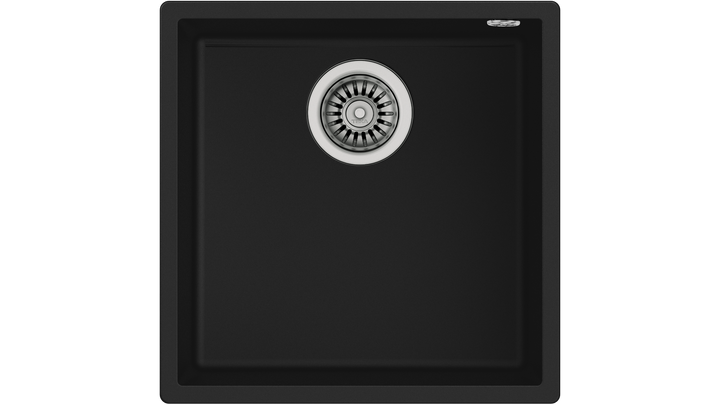 Lavaplatos de granito Teka Square 40.40 TG negro vista de producto