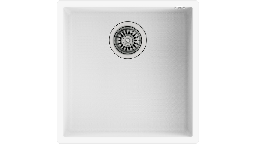 Lavaplatos de granito Teka Square 40.40 TG blanco ártico vista de producto