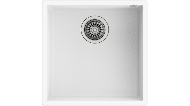 Lavaplatos de granito Teka Square 40.40 TG blanco ártico vista de producto