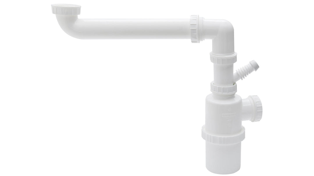 Conjunto sifón Teka para lavaplatos de 1 cubeta detalle del producto