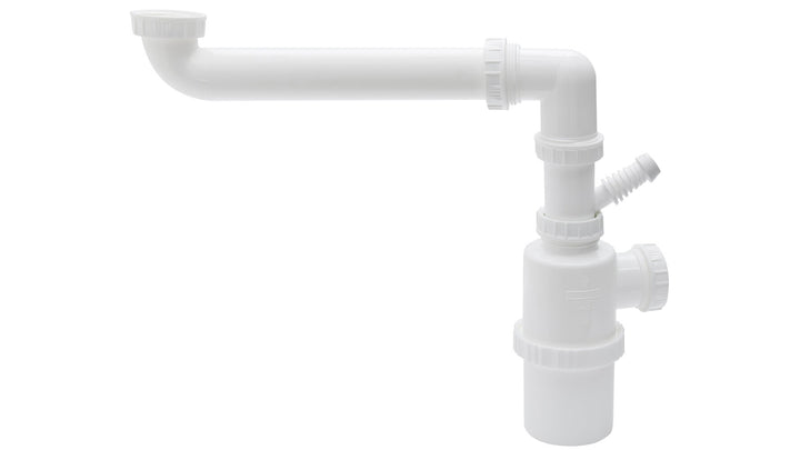 Conjunto sifón Teka para lavaplatos de 1 cubeta detalle del producto