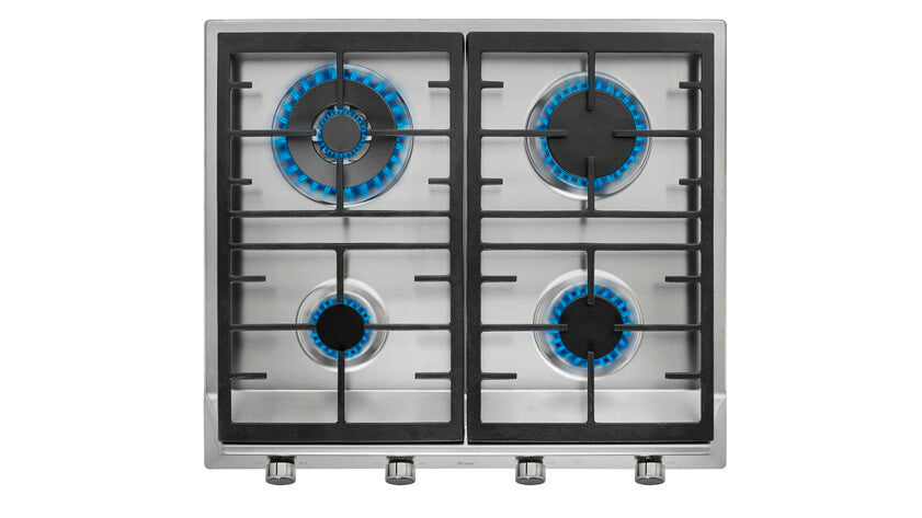 Encimera a gas Teka EX 60.1 4G AI DR CI vista frontal en alta resolución