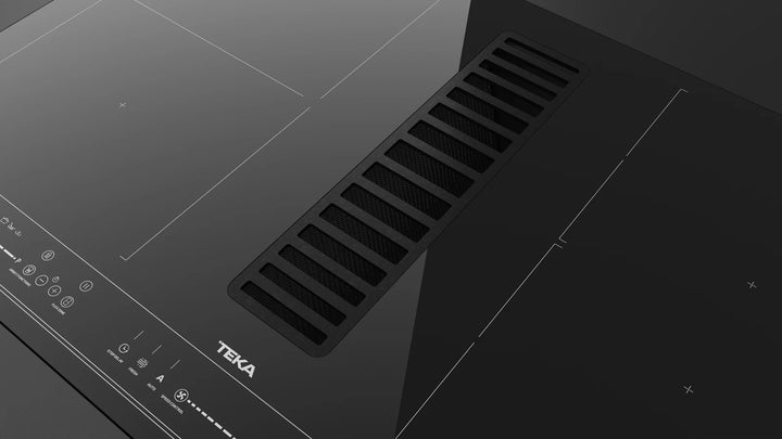 TEKA AFF 87600 MST BK — Encimera Inducción FullFlex 80 cm con Campana Integrada, Negro, 7.200 W