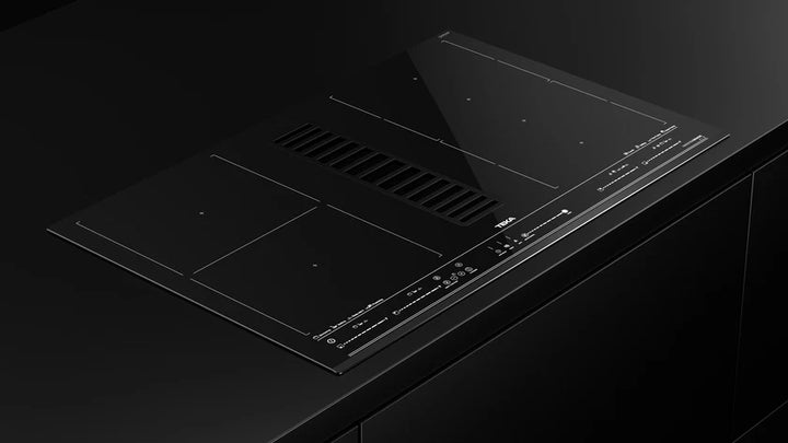 TEKA AFF 87600 MST BK — Encimera Inducción FullFlex 80 cm con Campana Integrada, Negro, 7.200 W