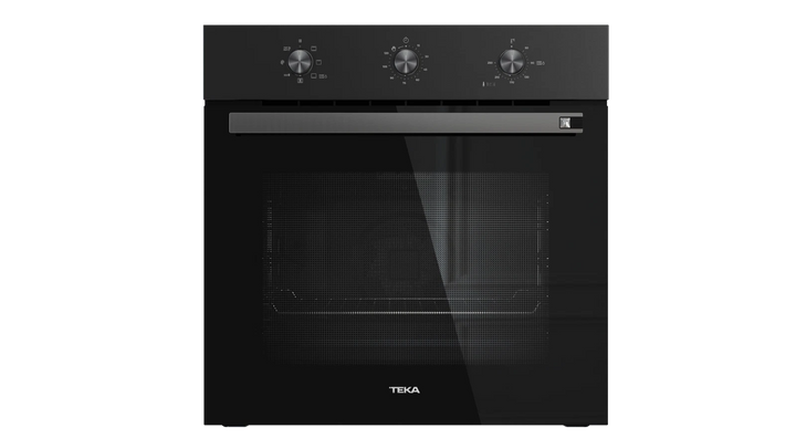 TEKA HSB 6160 FBK — Horno Multifunción Serie NEO 60 cm, Full Black, Frameless, Mandos Pop-Up, HydroClean PRO