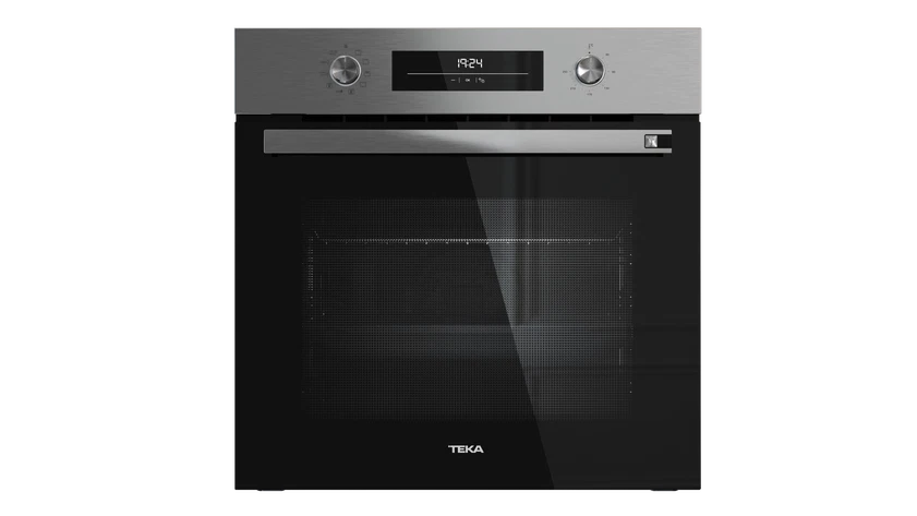 TEKA HSB 6360 SS — Horno Multifunción Serie NEO, Inoxidable + Negro, Frameless, Pop-Up, HydroClean PRO