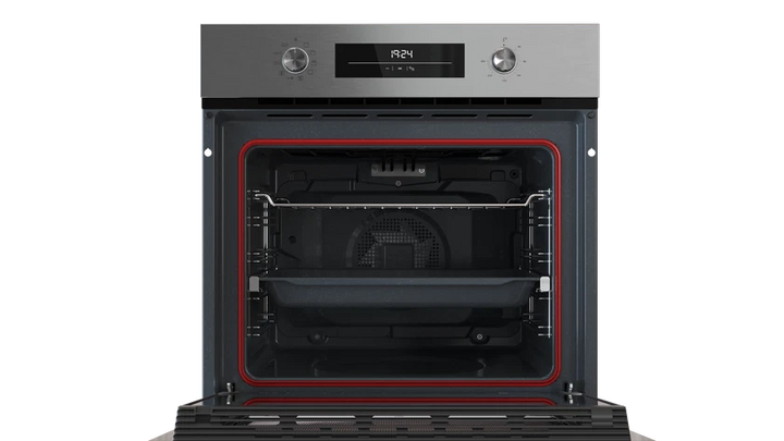 TEKA HSB 6360 SS — Horno Multifunción Serie NEO, Inoxidable + Negro, Frameless, Pop-Up, HydroClean PRO