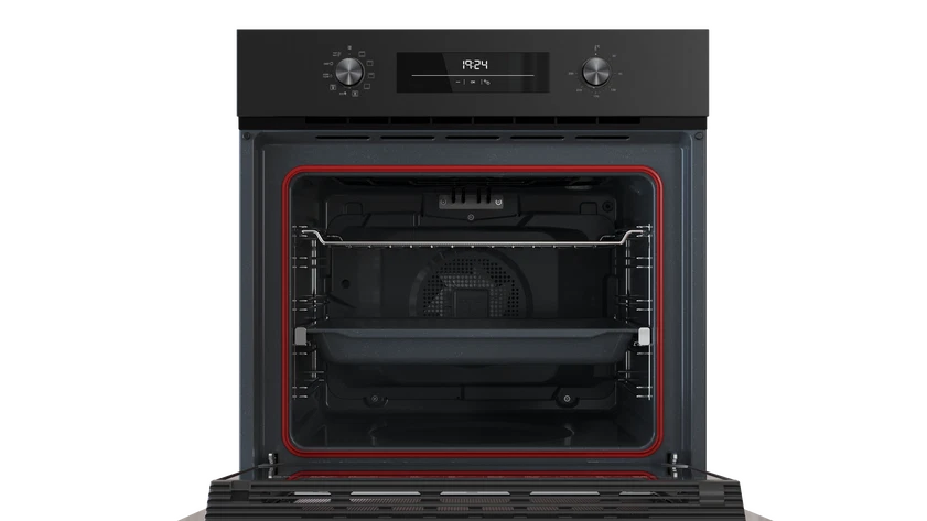 TEKA HSB 6360 FBK — Horno Multifunción Serie NEO, Full Black, Frameless, Pop-Up, HydroClean PRO
