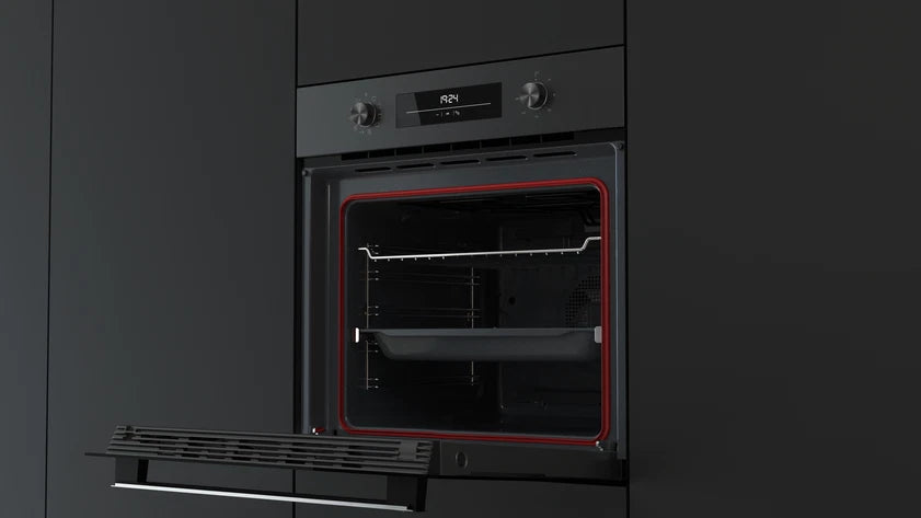 TEKA HSB 6360 FBK — Horno Multifunción Serie NEO, Full Black, Frameless, Pop-Up, HydroClean PRO