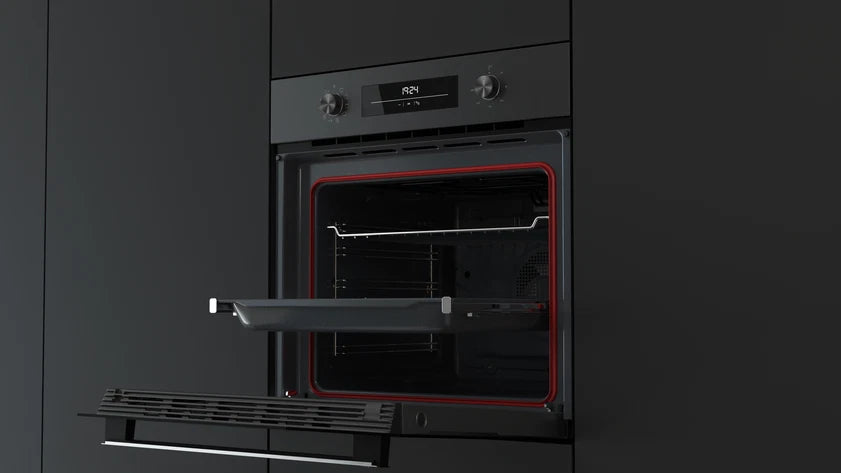 TEKA HSB 6360 FBK — Horno Multifunción Serie NEO, Full Black, Frameless, Pop-Up, HydroClean PRO