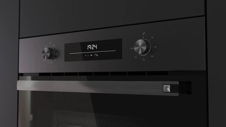 TEKA HSB 6360 FBK — Horno Multifunción Serie NEO, Full Black, Frameless, Pop-Up, HydroClean PRO