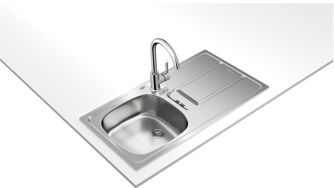 Lavaplatos Teka Gravity 45 E-XP 1C 1E render de producto