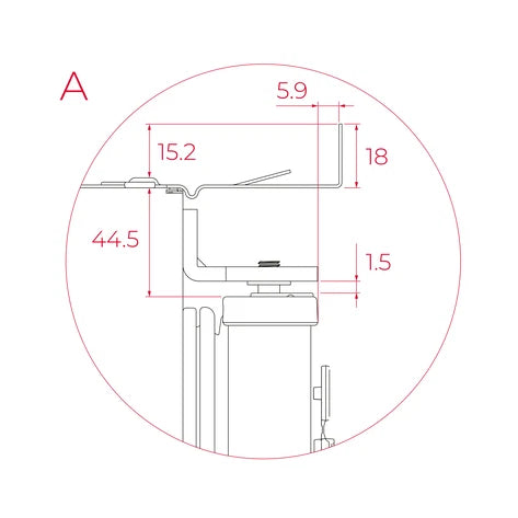 Congelador Integrado RSF 73385 FI - Freezer 212 L