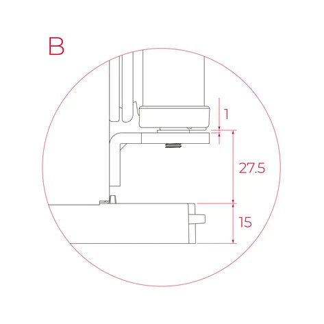Congelador Integrado RSF 73385 FI - Freezer 212 L
